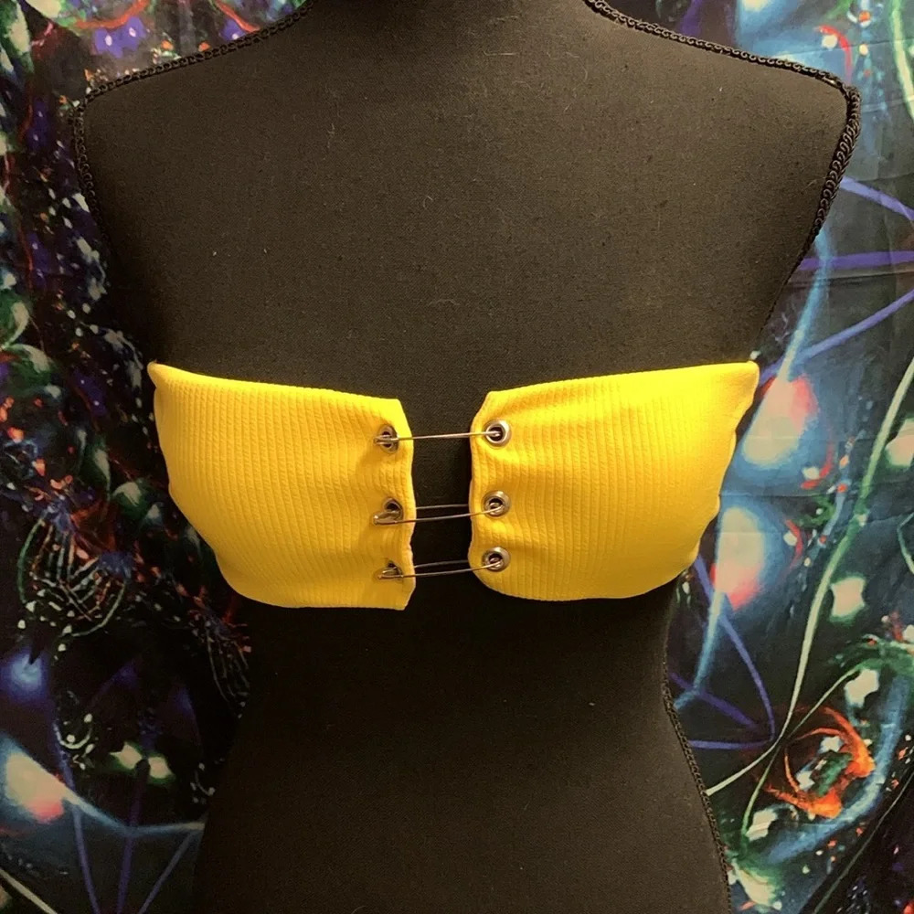 🤑Yellow bikini top